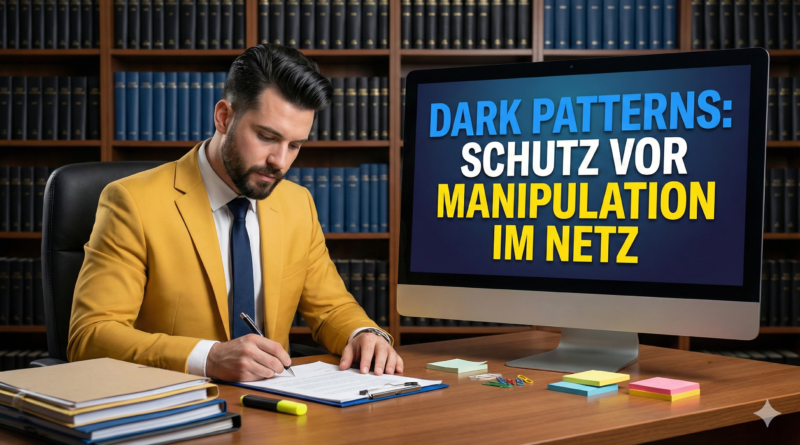Dark Patterns Bestimmungen zum Schutz vor Manipulation im Netz