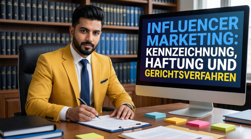 Influencer Marketing Kennzeichnungspflichten und Haftung im gesetzlichen Verfahren