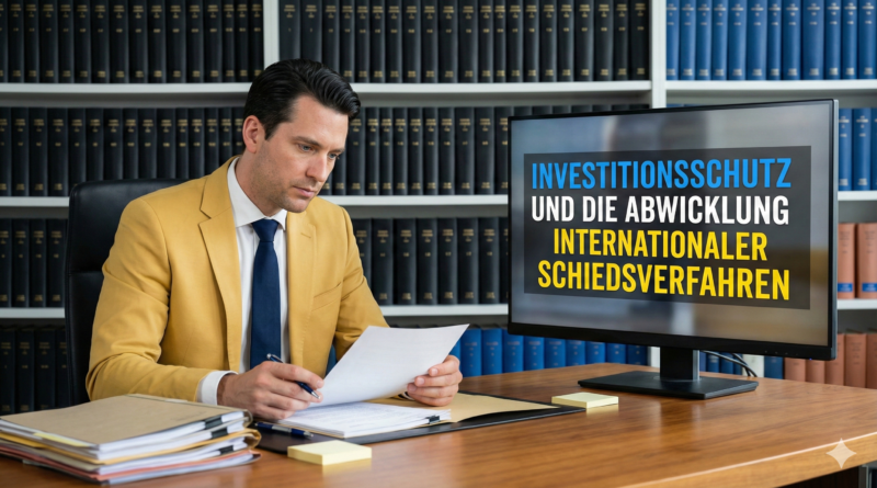 Investitionsschutz und die Abwicklung internationaler Schiedsverfahren