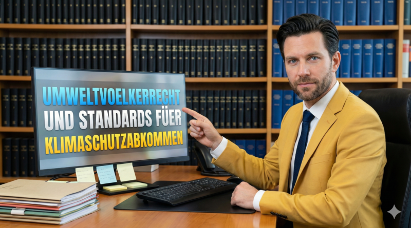 Umweltvoelkerrecht und Standards fuer Klimaschutzabkommen