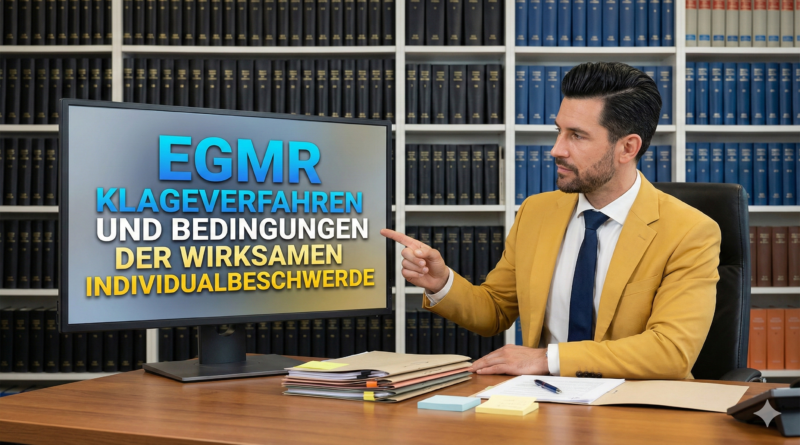 EGMR Klageverfahren und Bedingungen der wirksamen Individualbeschwerde