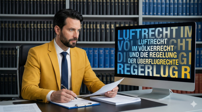 Luftrecht im Völkerrecht und die Regelung der Überflugrechte