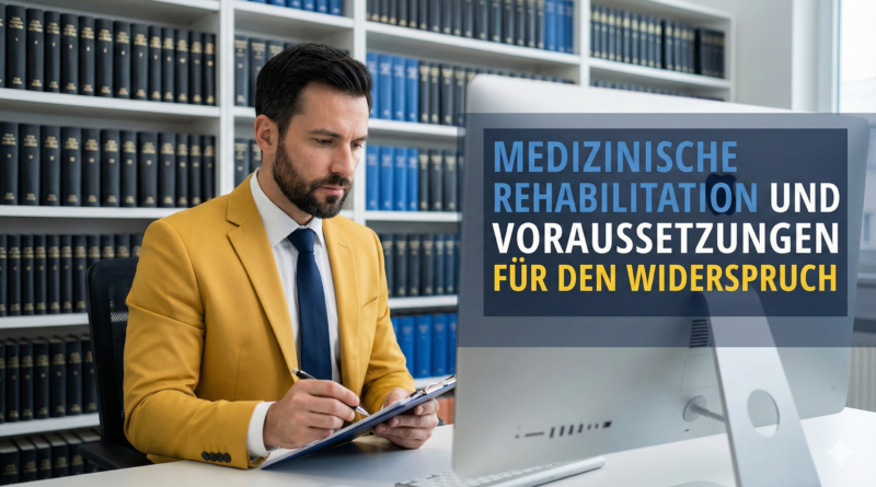 Medizinische Rehabilitation und Voraussetzungen für den Widerspruch